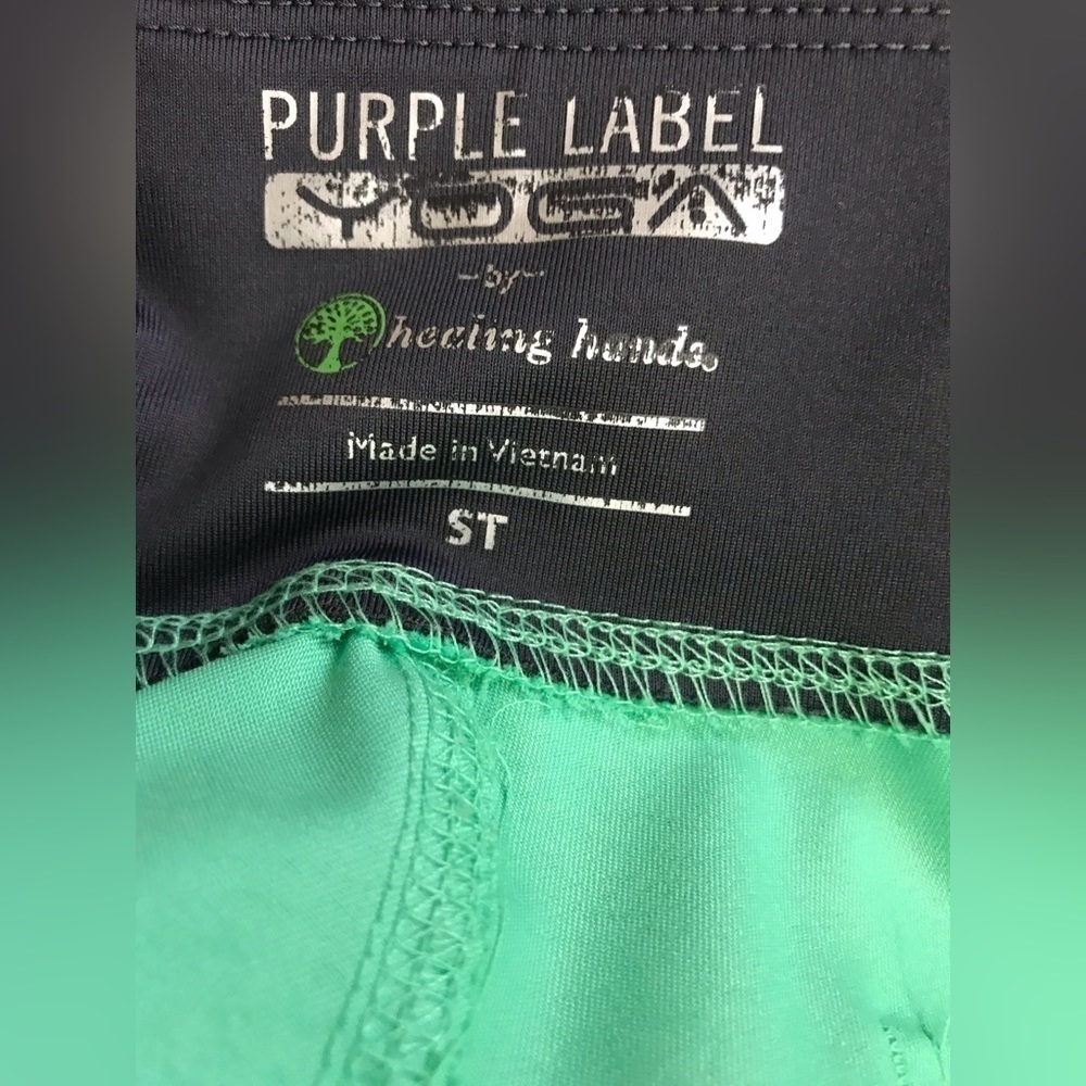 HEALING hands purple label tori womens mid rise stretch yoga scrub pants size ST - Picture 12 of 13